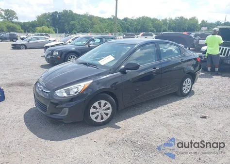 2016 Hyundai Accent Se z USA, uszkodzony, nr VIN KMHCT4AE3GU164749